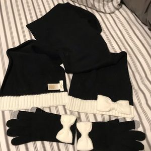 Kate Spade Scarf and Glove set
